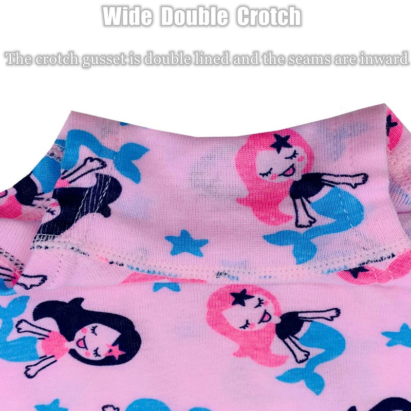 Cczmfeas Girls Hipster Cotton Underwear Boyshort Panties 6 Pack (C-6 Pack, 5-6 Years) - Image 5
